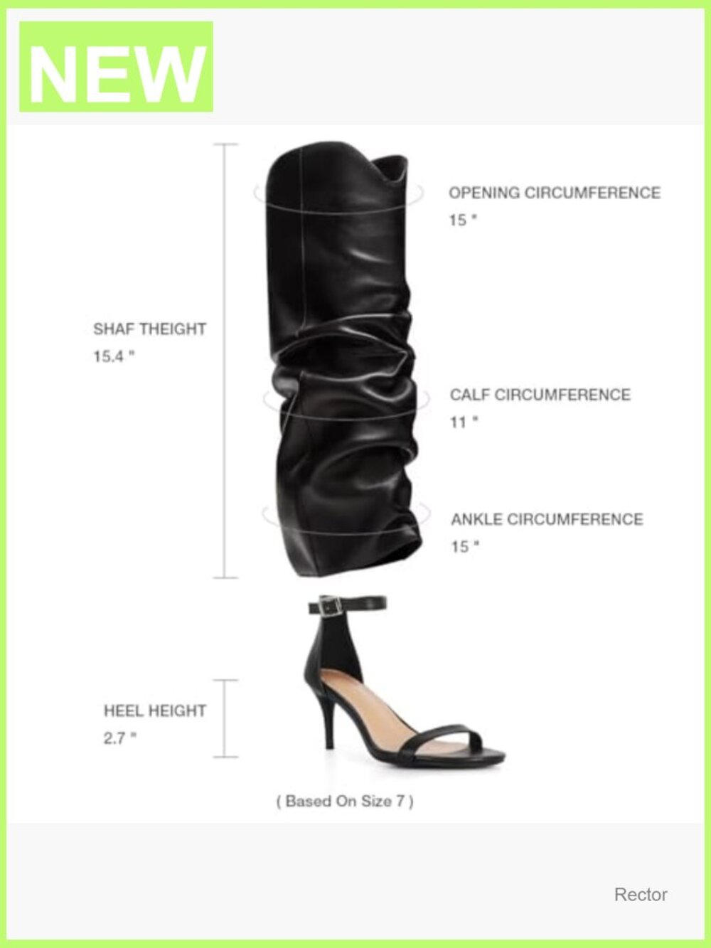 Slouchy Knee High Boots Stiletto Heeled Sandals Open Toe Pull On Fashion Tall - Picture 6 of 7